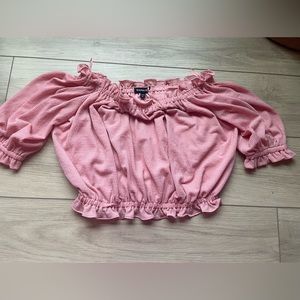 Express cropped top Pink M